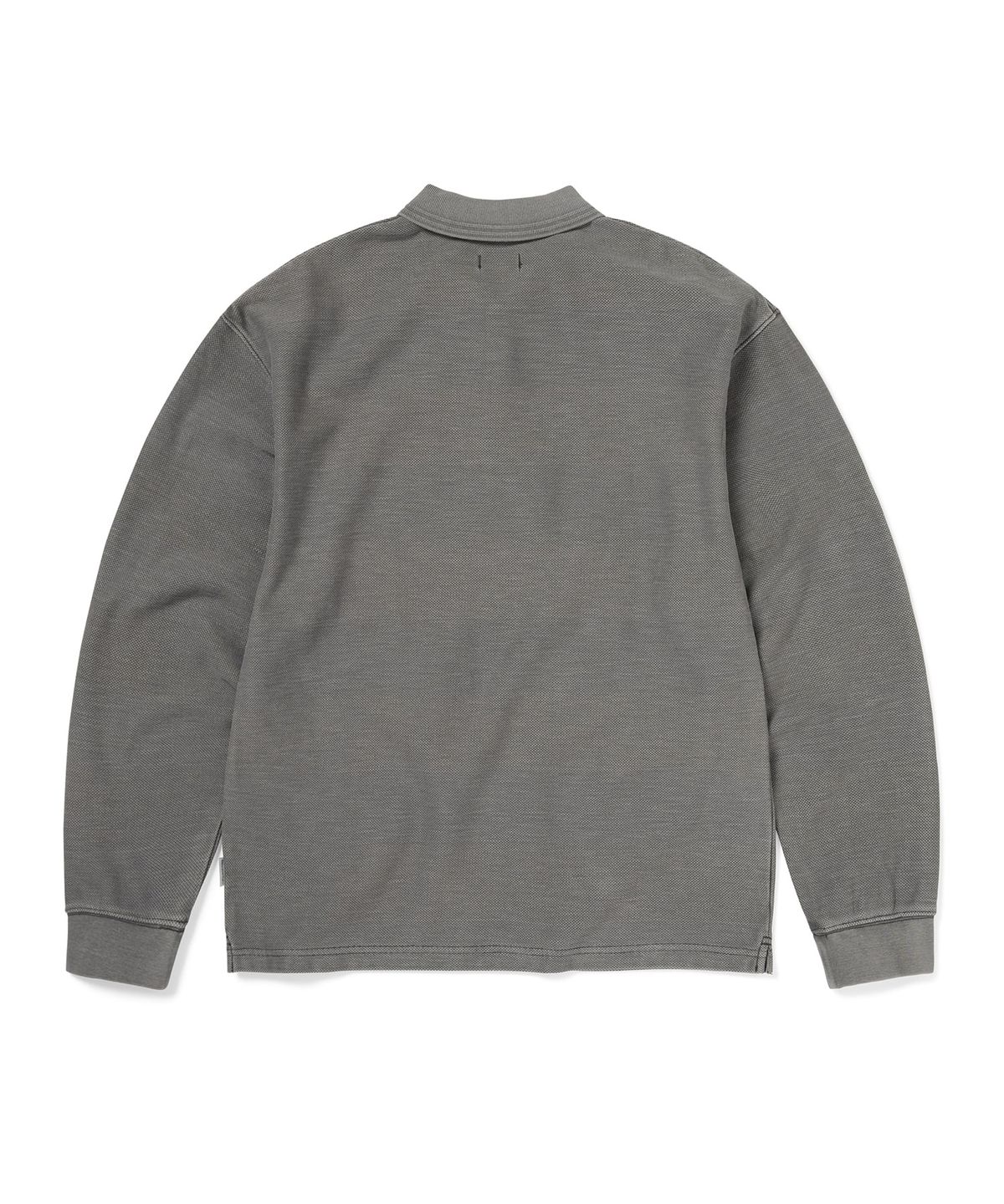 디스이즈네버댓(THISISNEVERTHAT) Border Jacquard Rugby Top Shadow Grey