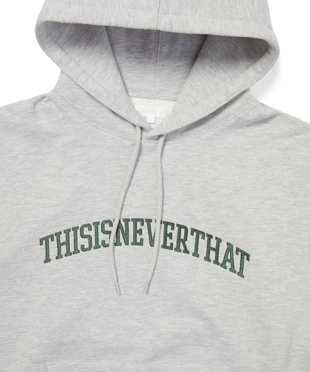디스이즈네버댓(THISISNEVERTHAT) Arch-Logo Hoodie Heather Grey