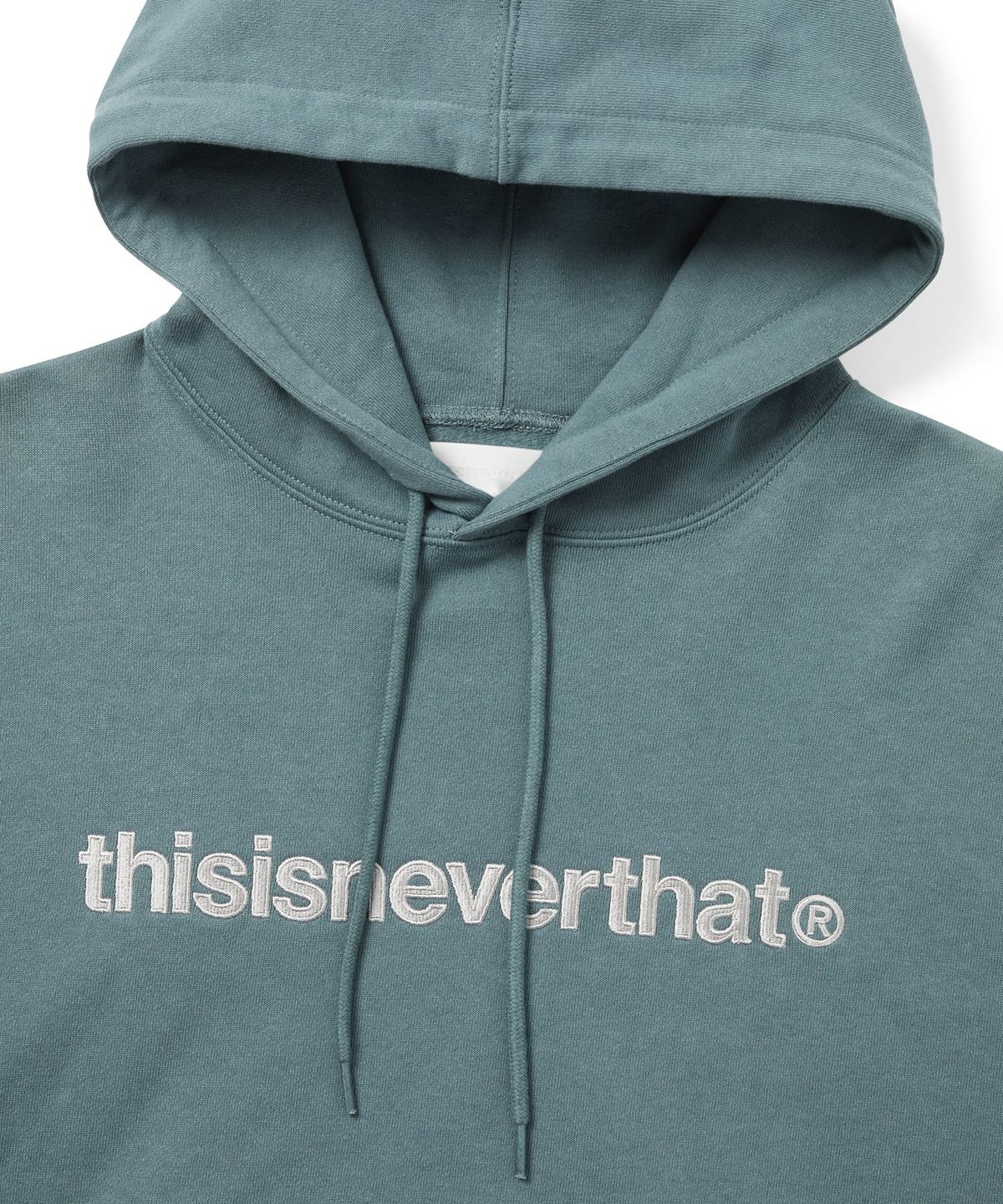 디스이즈네버댓(THISISNEVERTHAT) T-Logo Hoodie Teal