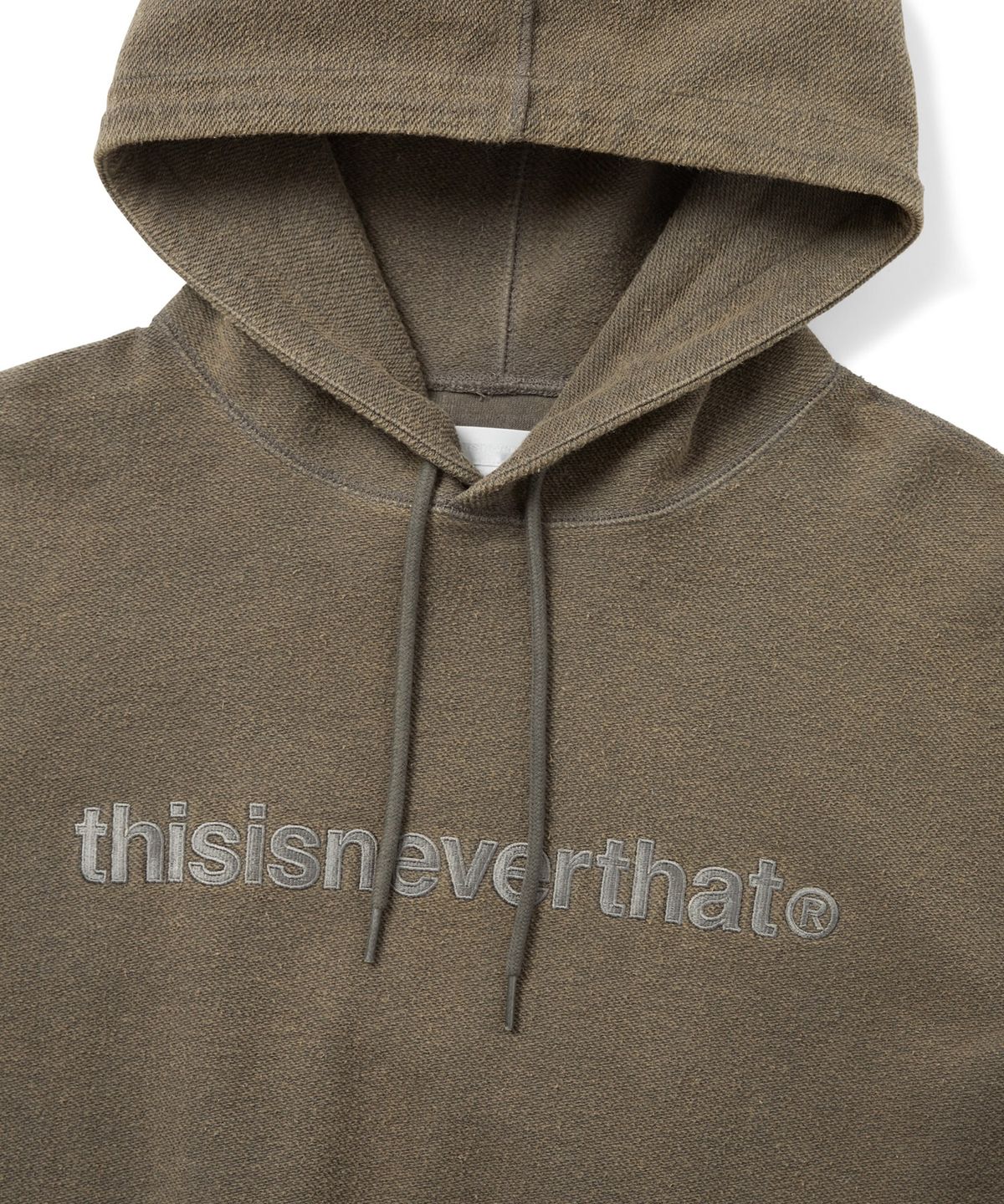 디스이즈네버댓(THISISNEVERTHAT) T-Logo Hoodie Dark Mocha