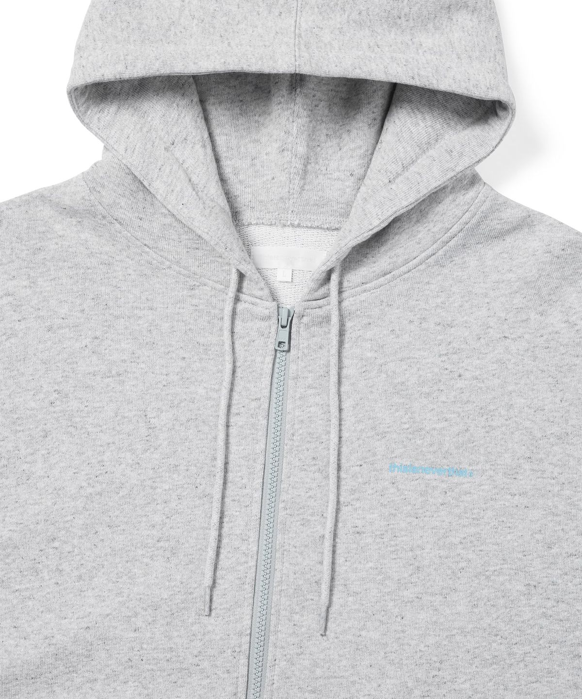 디스이즈네버댓(THISISNEVERTHAT) Small T-Logo Zip Up Hoodie Heather Grey