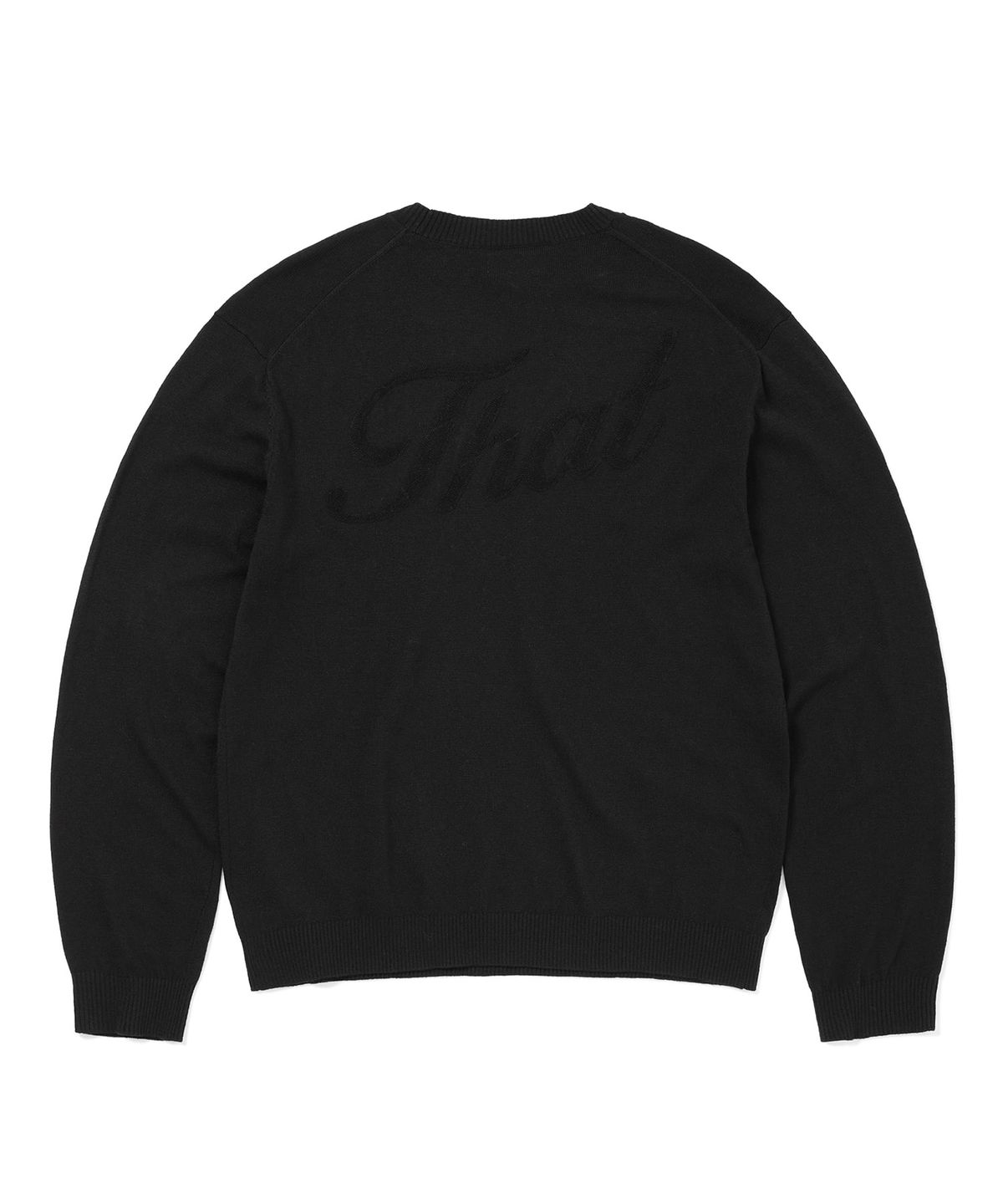 디스이즈네버댓(THISISNEVERTHAT) High Gauge Knit Sweater Black