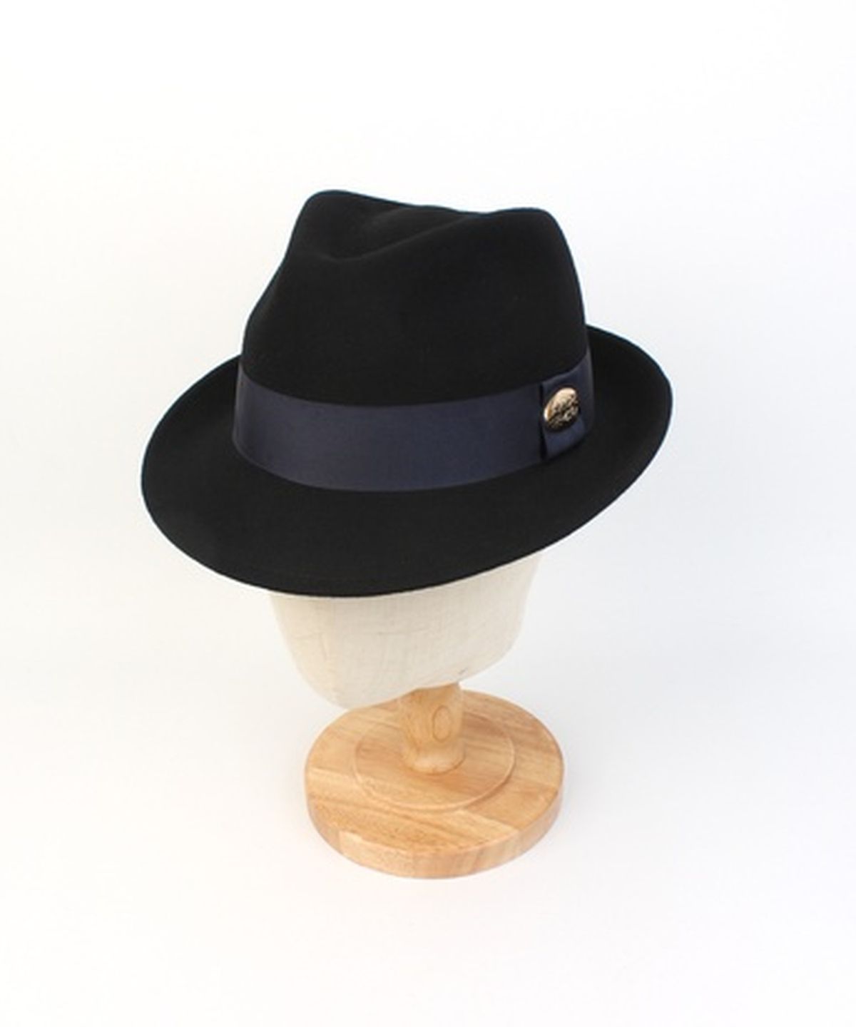 유니버셜 케미스트리(UNIVERSAL CHEMISTRY) Big Size BU NV Line Black Wool Fedora 페도라