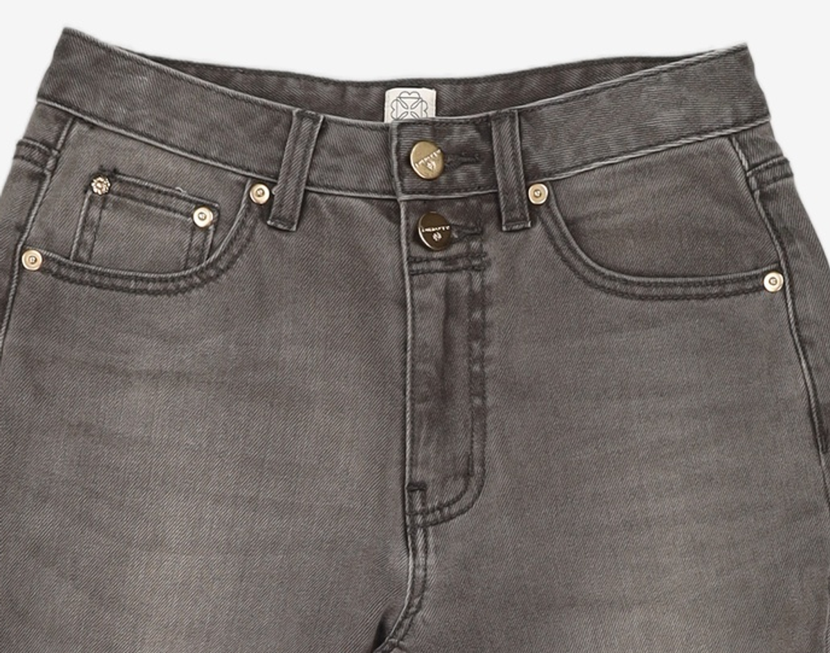 앳코너(ATCORNER) [PREMIUM KILIM] SIGNATURE GIRL-FIT DENIM PANTS (AEPA0F304BK) 61