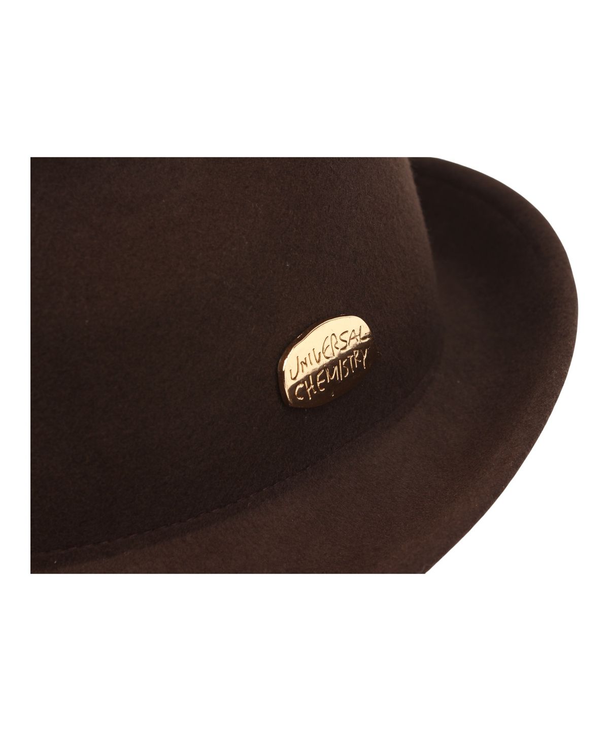 유니버셜 케미스트리(UNIVERSAL CHEMISTRY) Big Size BU Brown Wool Fedora 페도라