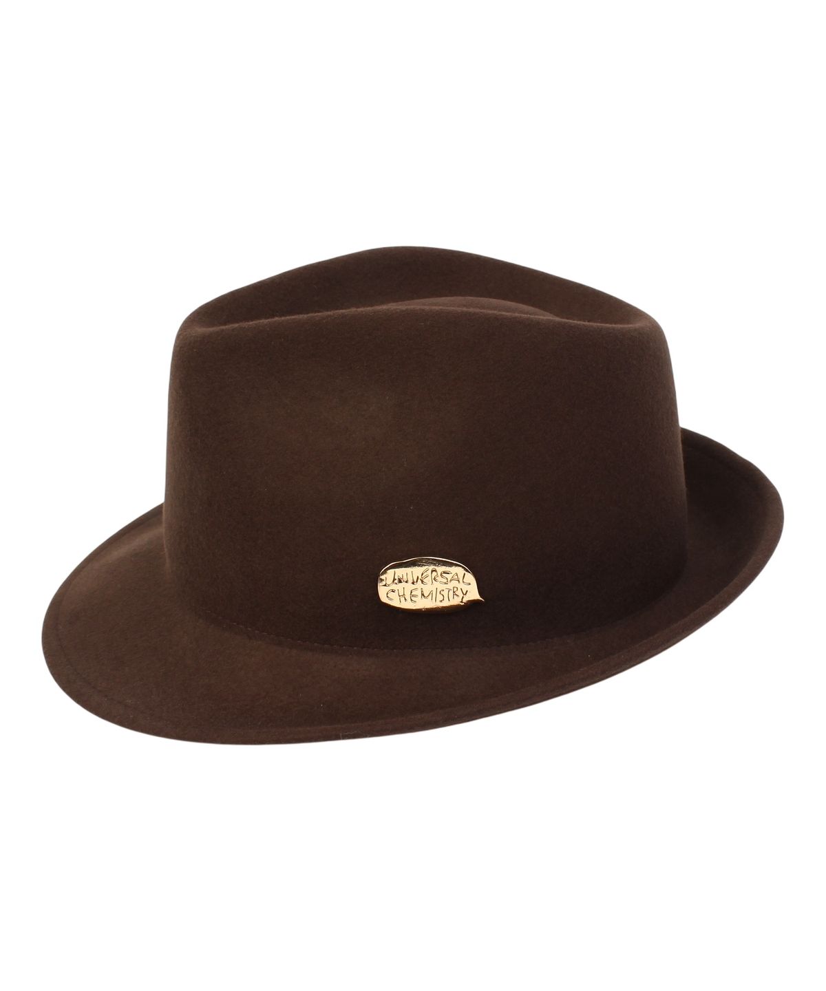 유니버셜 케미스트리(UNIVERSAL CHEMISTRY) Big Size BU Brown Wool Fedora 페도라