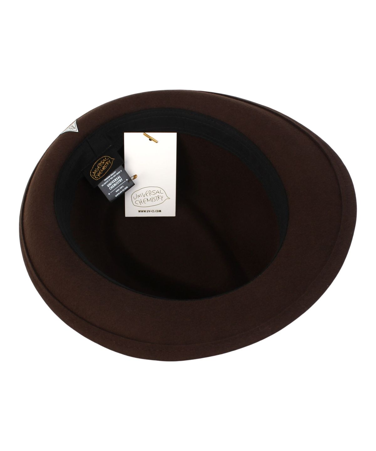 유니버셜 케미스트리(UNIVERSAL CHEMISTRY) Big Size BU Brown Wool Fedora 페도라