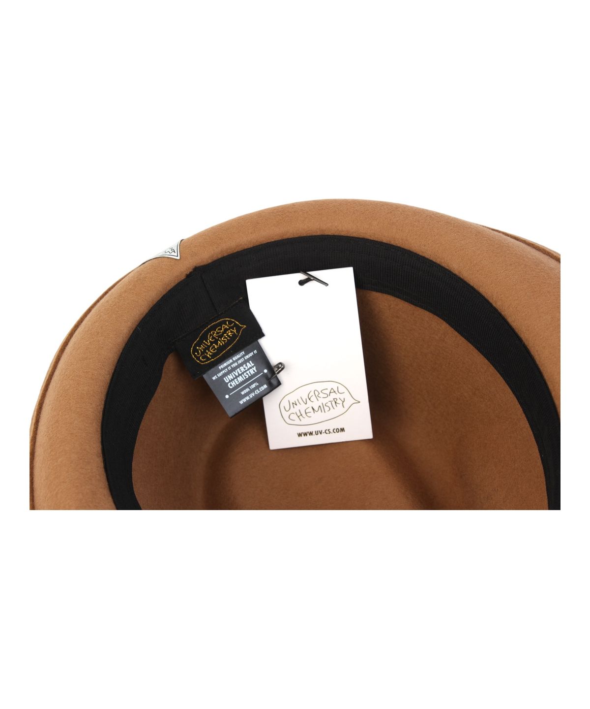 유니버셜 케미스트리(UNIVERSAL CHEMISTRY) Big Size BU Beige Wool Fedora 페도라