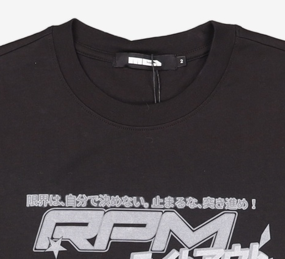 메아(MEA) OVERSIZED RACING CAR TOP [BLACK] 2