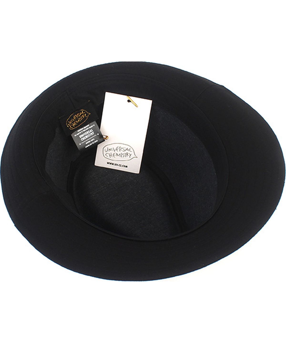 유니버셜 케미스트리(UNIVERSAL CHEMISTRY) Big Size BU Black Cotton Fedora 페도라
