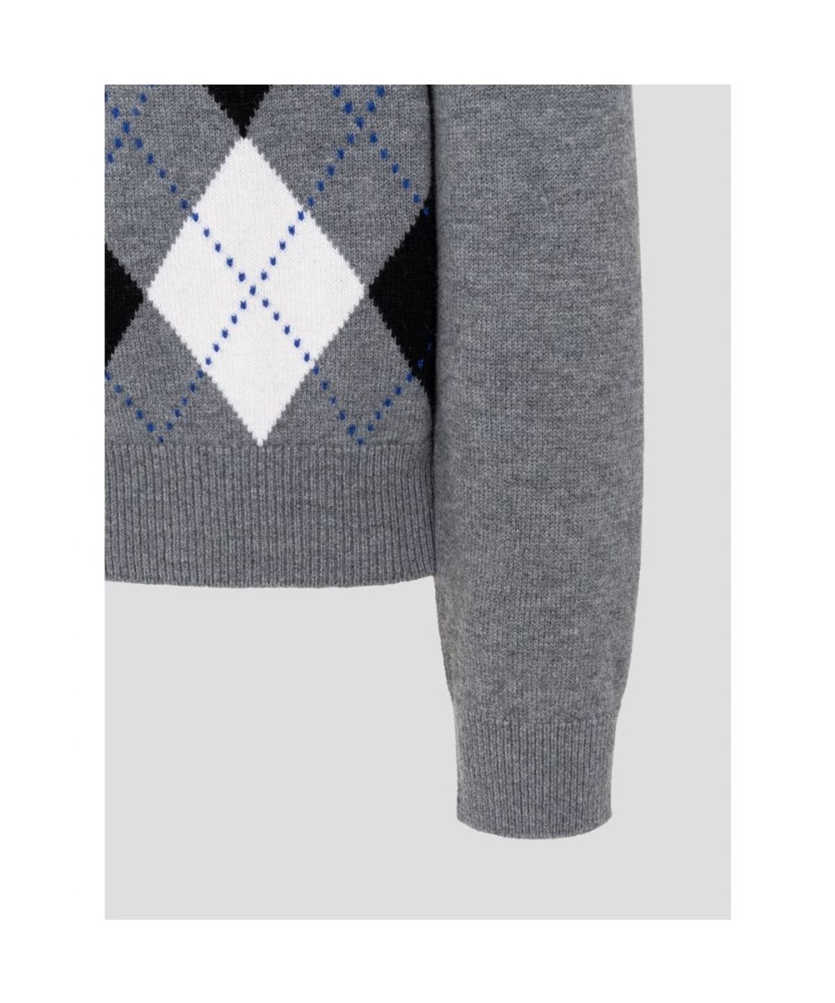 빈폴 레이디스(BEANPOLE LADIES) 아가일 니트  그레이 (BF6951C073)