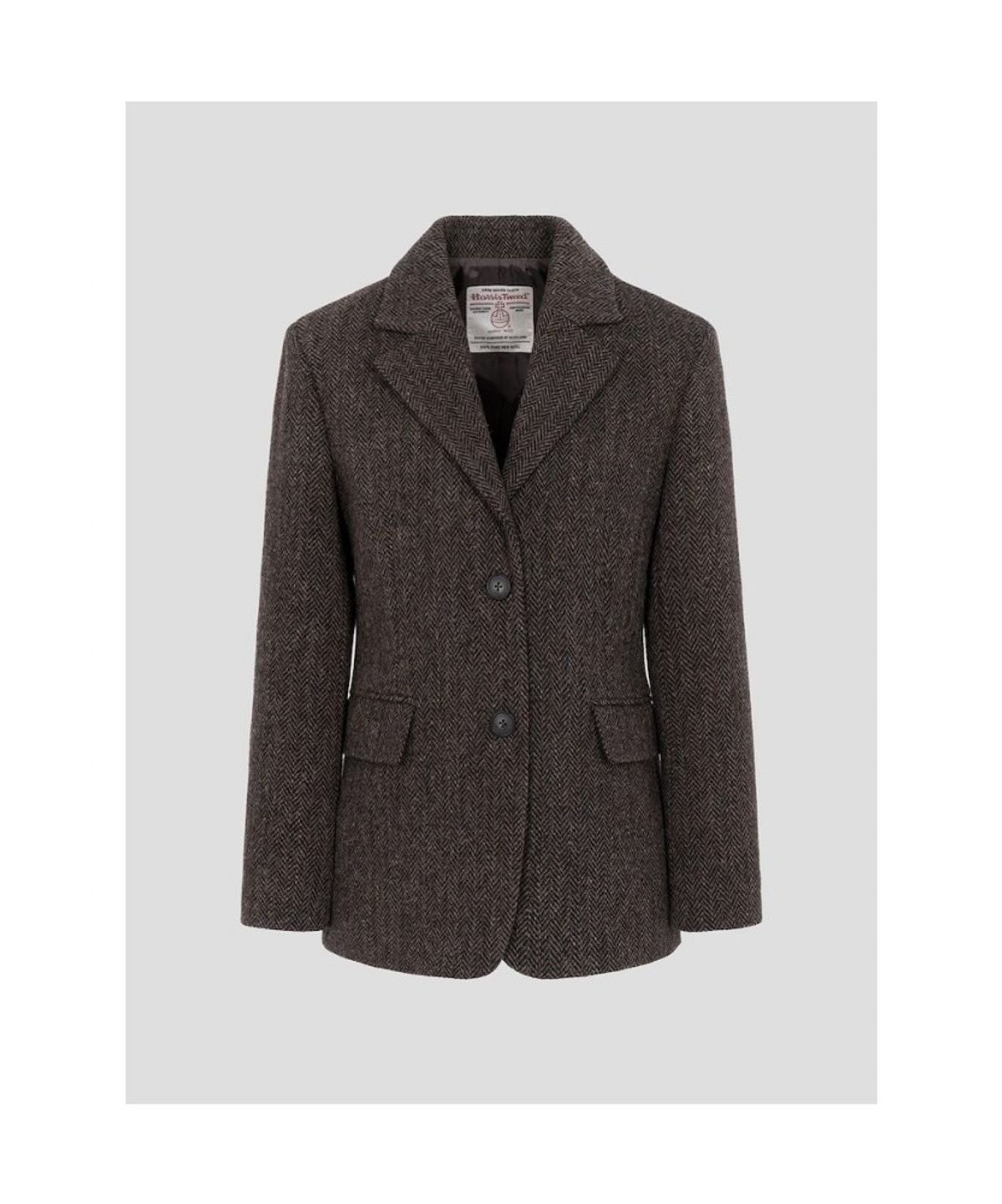 빈폴 레이디스(BEANPOLE LADIES) 해리스 트위드 레귤러핏 재킷  브라운 (BF6911C31D)