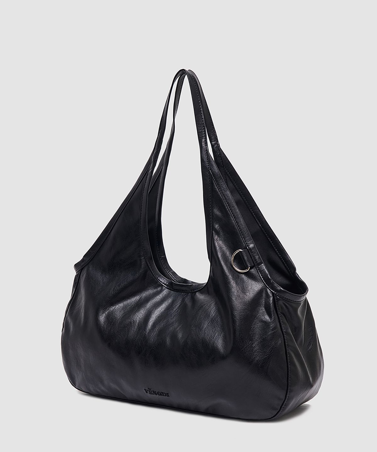 벵디(VENGDI) Riv Shoulder Bag_Coated Black