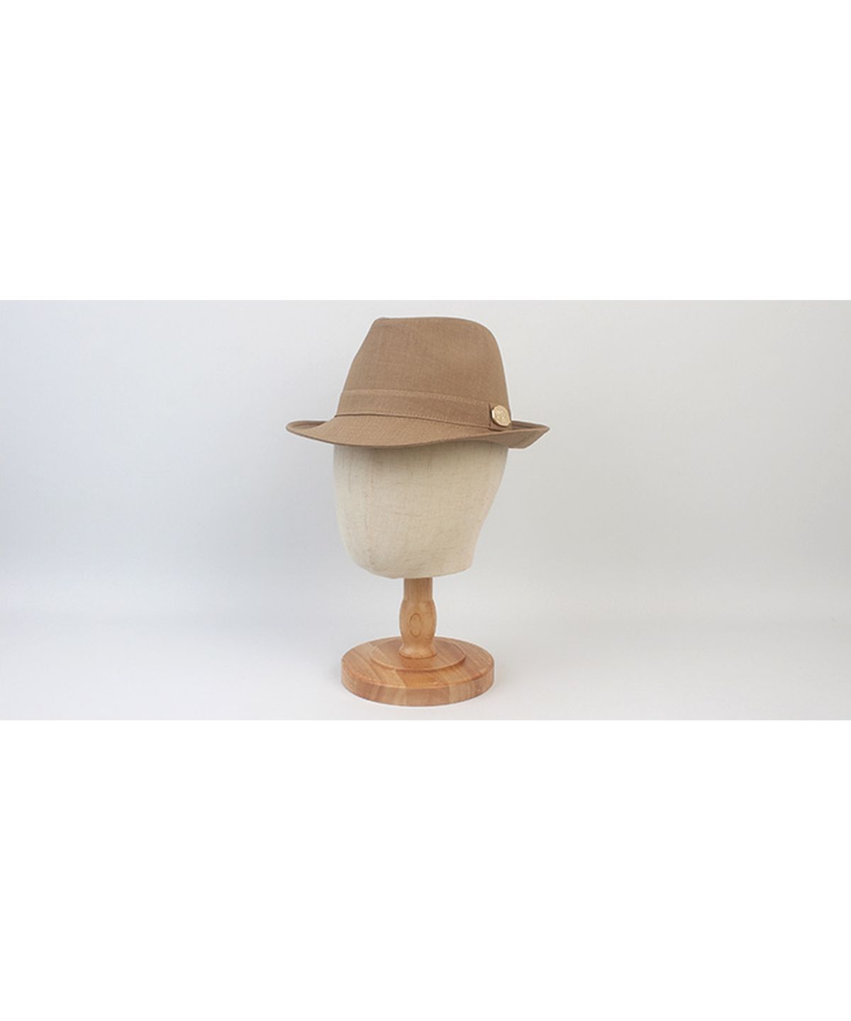 유니버셜 케미스트리(UNIVERSAL CHEMISTRY) Big Size BU Beige Cotton Fedora 페도라