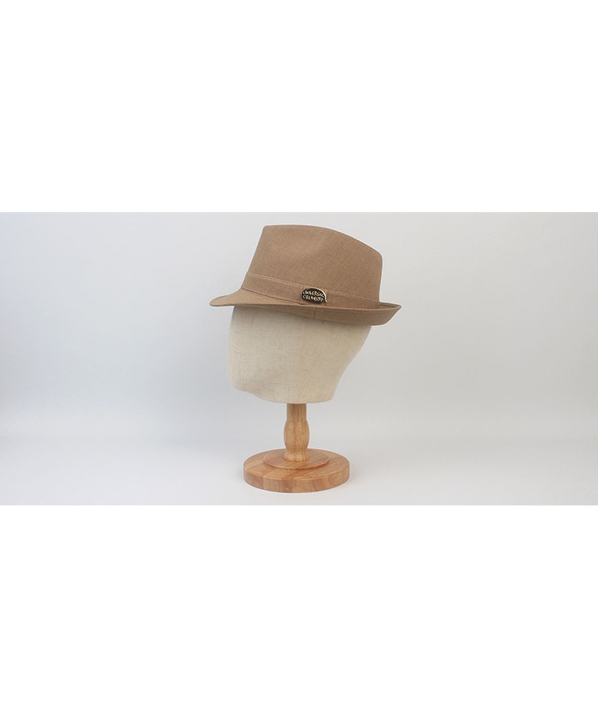 유니버셜 케미스트리(UNIVERSAL CHEMISTRY) Big Size BU Beige Cotton Fedora 페도라