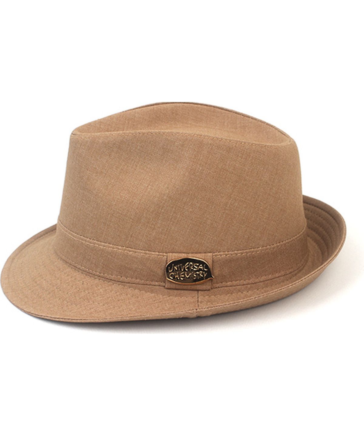 유니버셜 케미스트리(UNIVERSAL CHEMISTRY) Big Size BU Beige Cotton Fedora 페도라