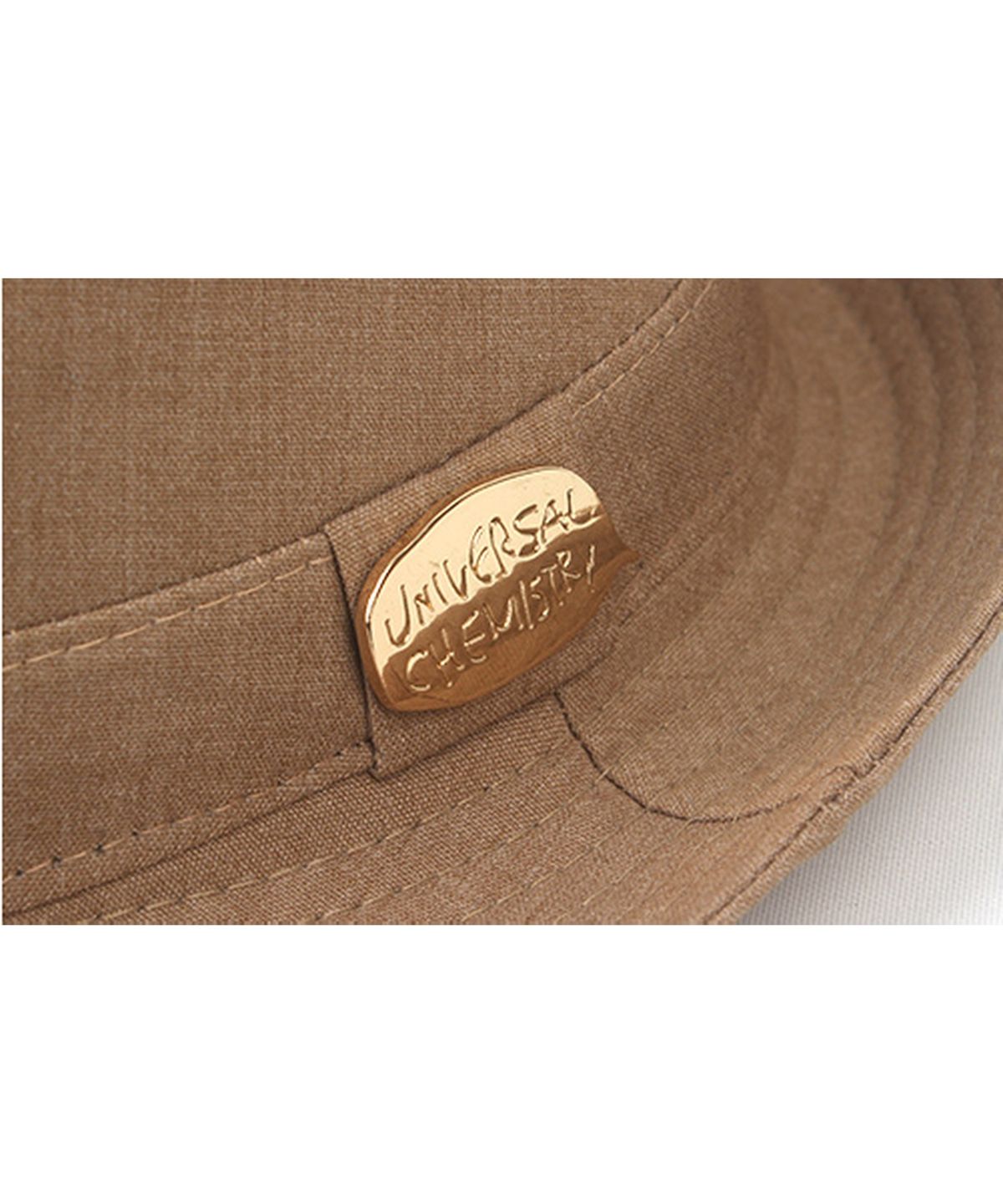 유니버셜 케미스트리(UNIVERSAL CHEMISTRY) Big Size BU Beige Cotton Fedora 페도라