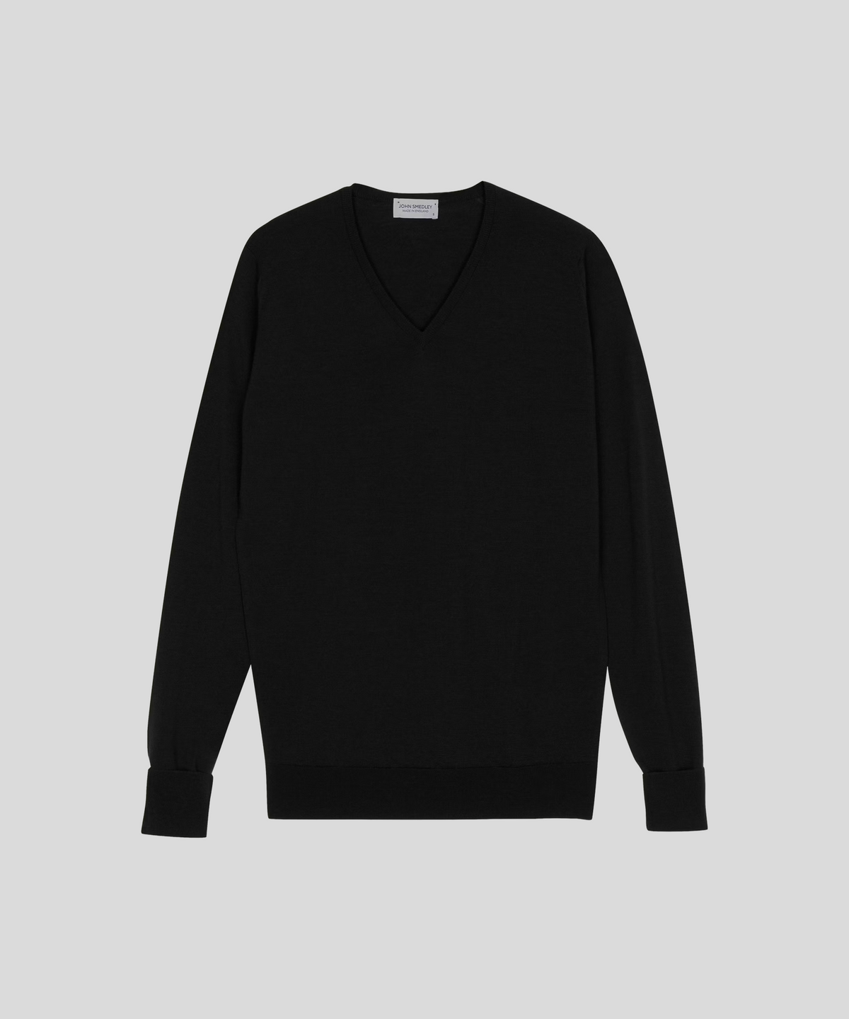 존 스메들리(JOHN SMEDLEY) BOBBY Extra Fine Merino Wool Easy Fit V-Neck Pullover Core 10 Colors