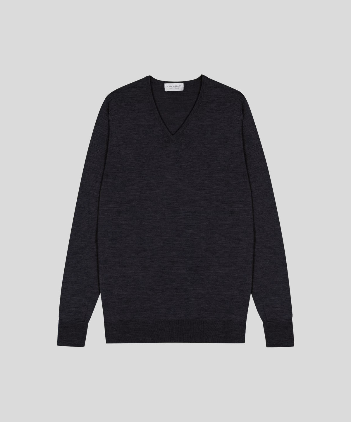 존 스메들리(JOHN SMEDLEY) BOBBY Extra Fine Merino Wool Easy Fit V-Neck Pullover Core 10 Colors