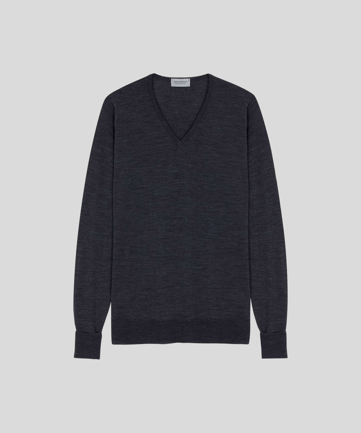 존 스메들리(JOHN SMEDLEY) BOBBY Extra Fine Merino Wool Easy Fit V-Neck Pullover Core 10 Colors
