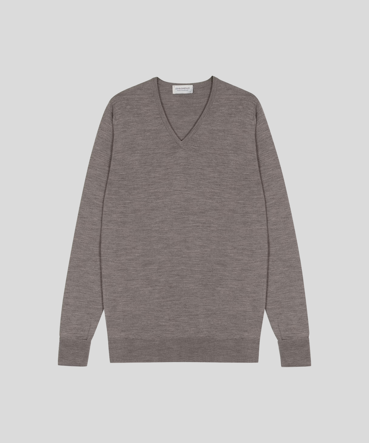 존 스메들리(JOHN SMEDLEY) BOBBY Extra Fine Merino Wool Easy Fit V-Neck Pullover Core 10 Colors