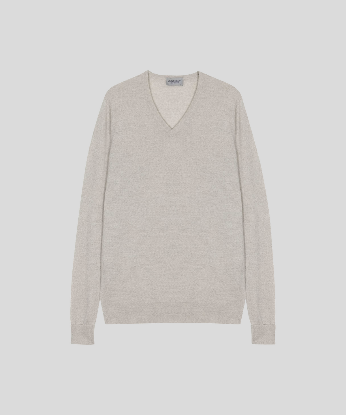 존 스메들리(JOHN SMEDLEY) BOBBY Extra Fine Merino Wool Easy Fit V-Neck Pullover Core 10 Colors