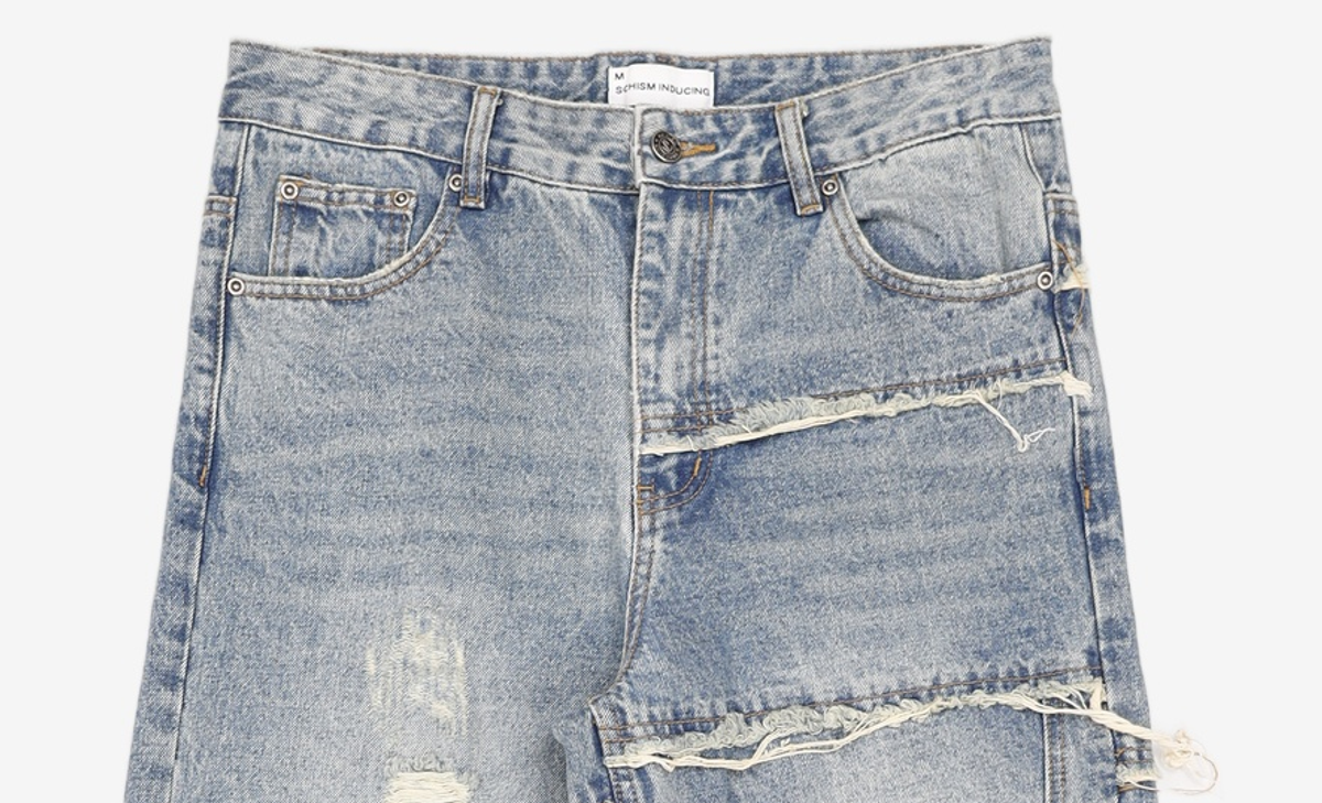 스키즘 인듀싱(SCHISM INDUCING) TWELVE GOLD JEANS BLUE M