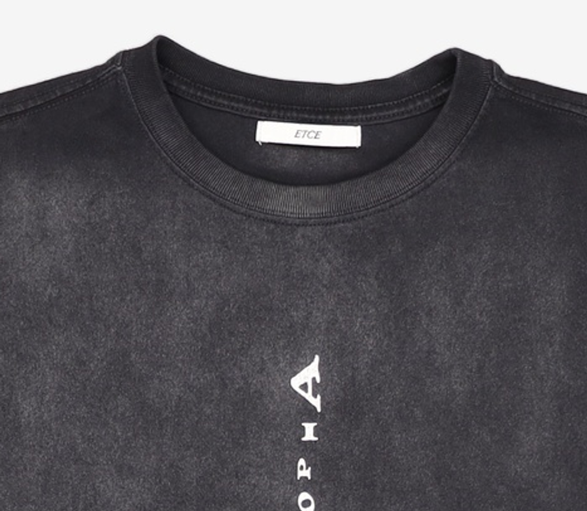 이티씨이(ETCE) CROSS DYSTOPIA TEE (GRAY) L