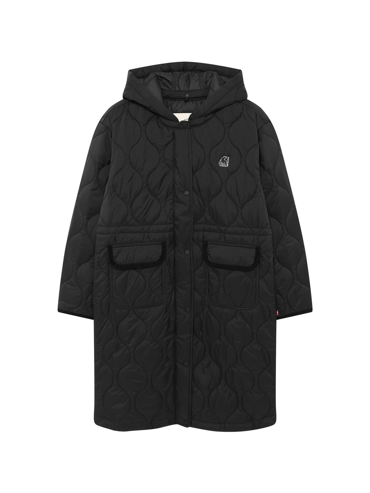 노르디스크(NORDISK) 트리니티 퀼팅 자켓 LONG (3WAY) - W_Black OWW26117Z1