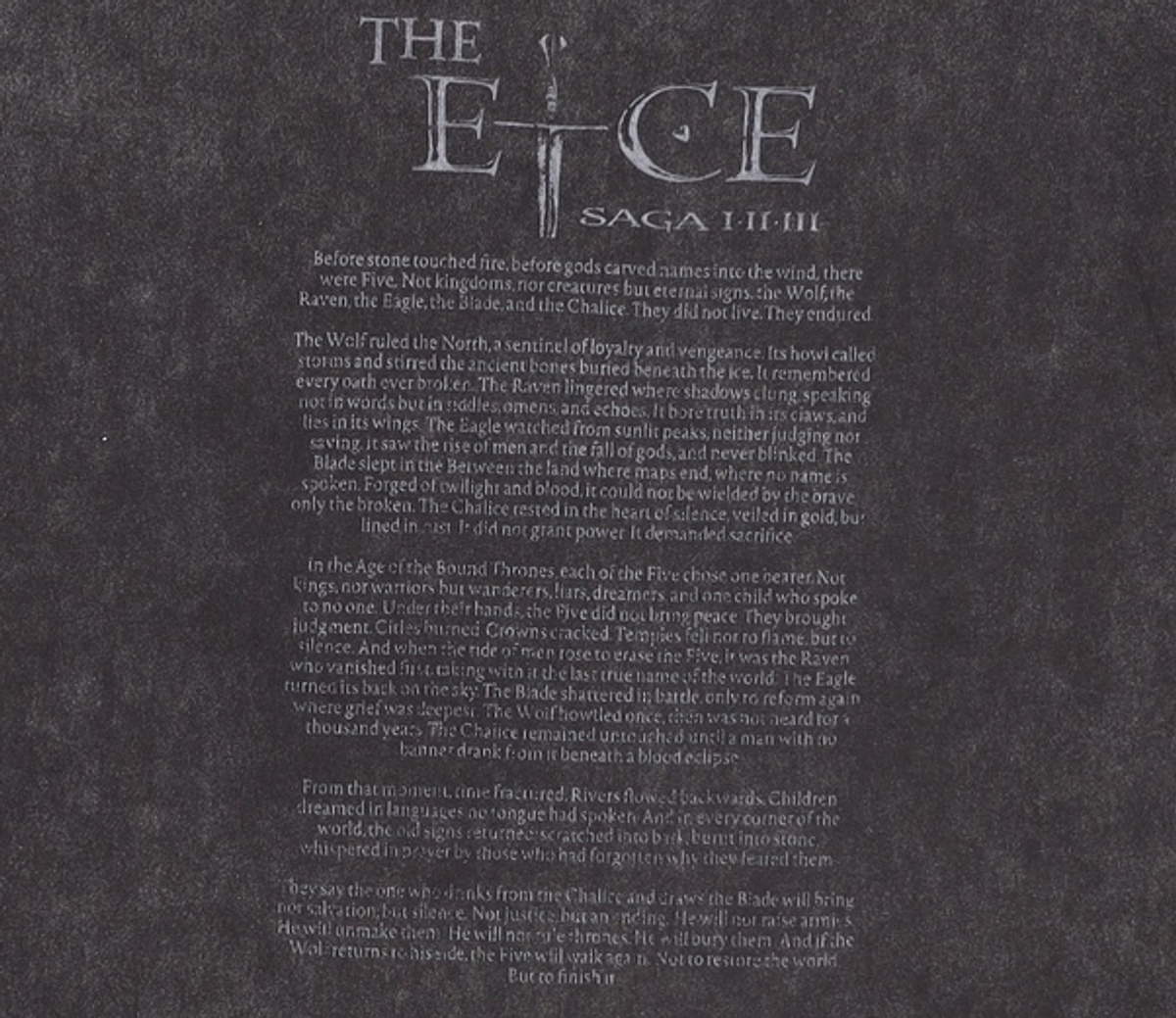 이티씨이(ETCE) CROSS LEATHER PATCH L/S TEE (BLACK) M