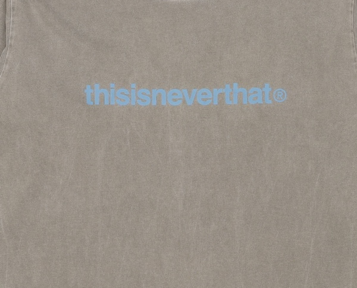 디스이즈네버댓(THISISNEVERTHAT) (FW25) T-Logo L/S Tee Dark Grey M