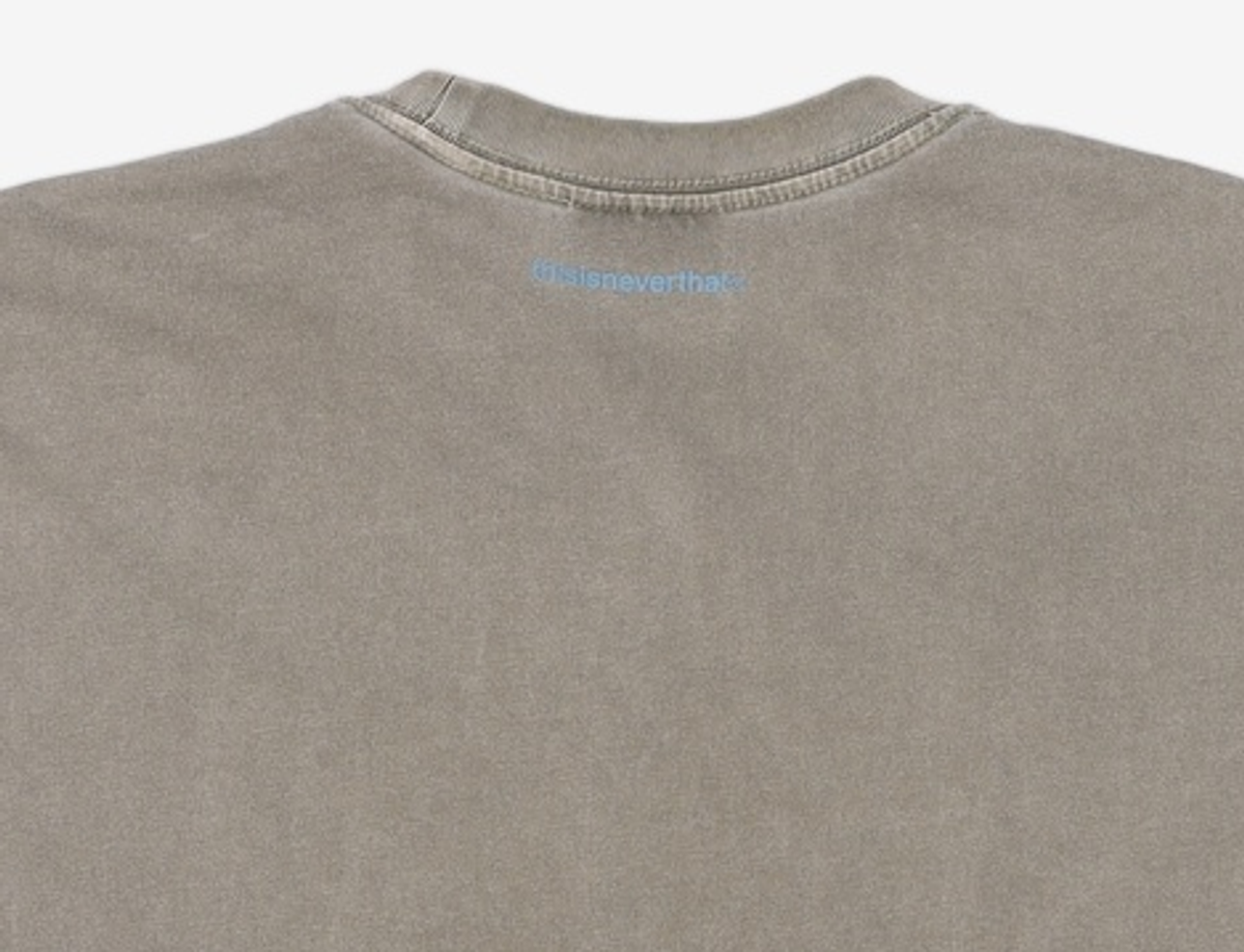 디스이즈네버댓(THISISNEVERTHAT) (FW25) T-Logo L/S Tee Dark Grey M