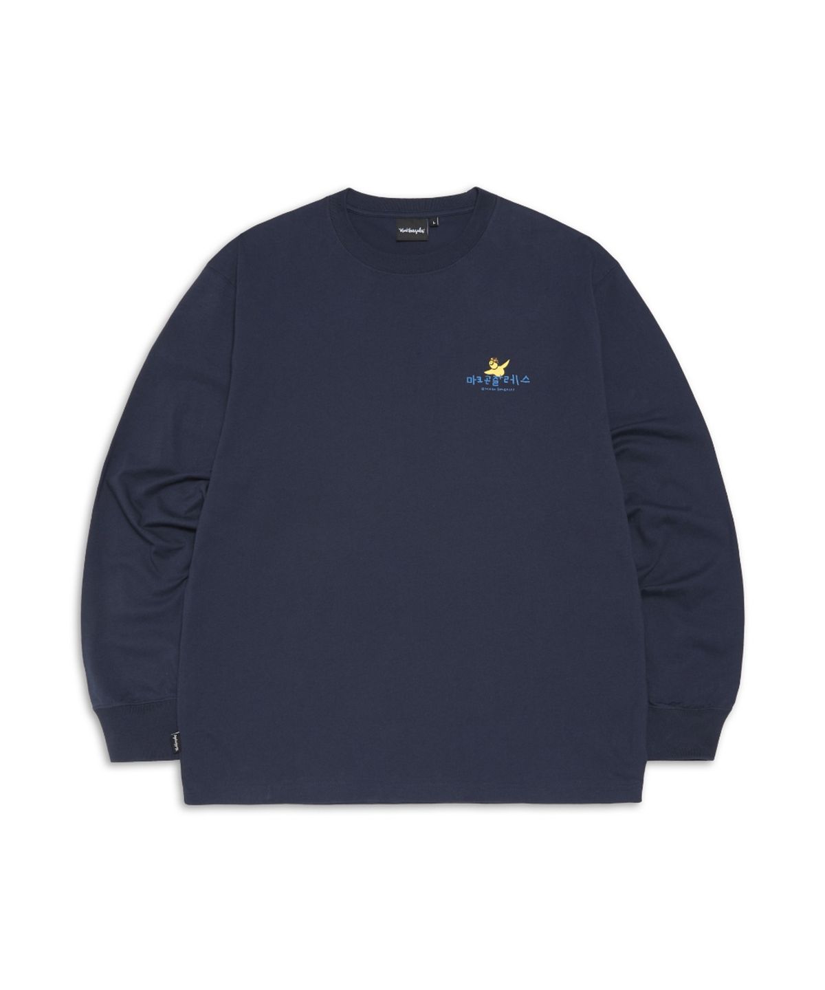마크곤잘레스(MARK GONZALES) 코리아 에디션 곤즈 악단 긴팔 티셔츠 - NAVY