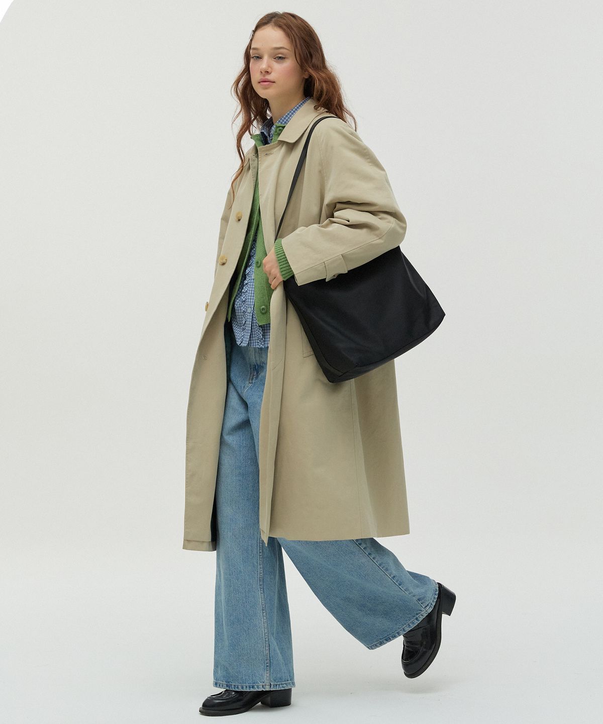 뉴루키(NEW LOOKY) Classic trench coat_Beige