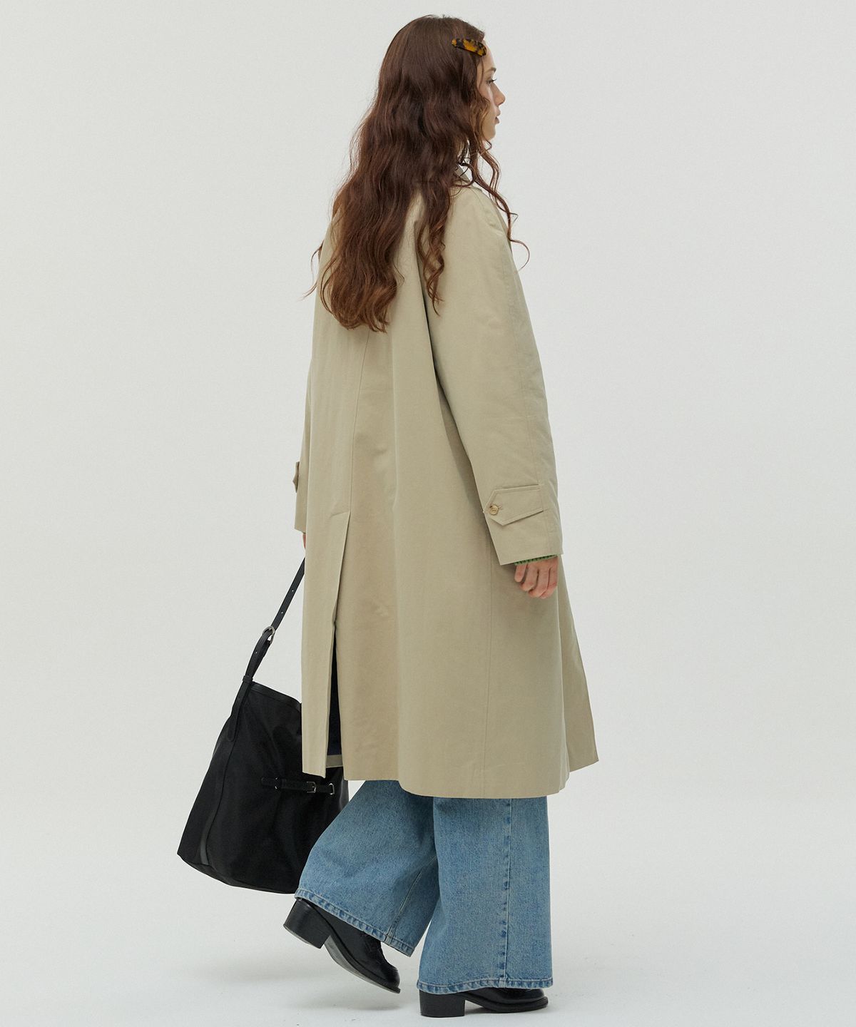 뉴루키(NEW LOOKY) Classic trench coat_Beige