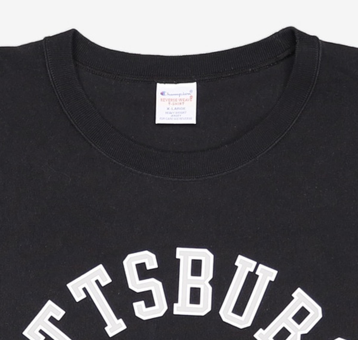 챔피온(CHAMPION) [ASIA] Reverse Weave® 094 Jersey 그래픽 반팔티셔츠 (BLACK) CKTS3E034BK XL