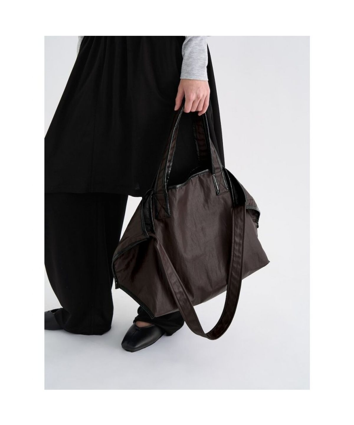 앙개(ANGGAE) Office Tote  Brown