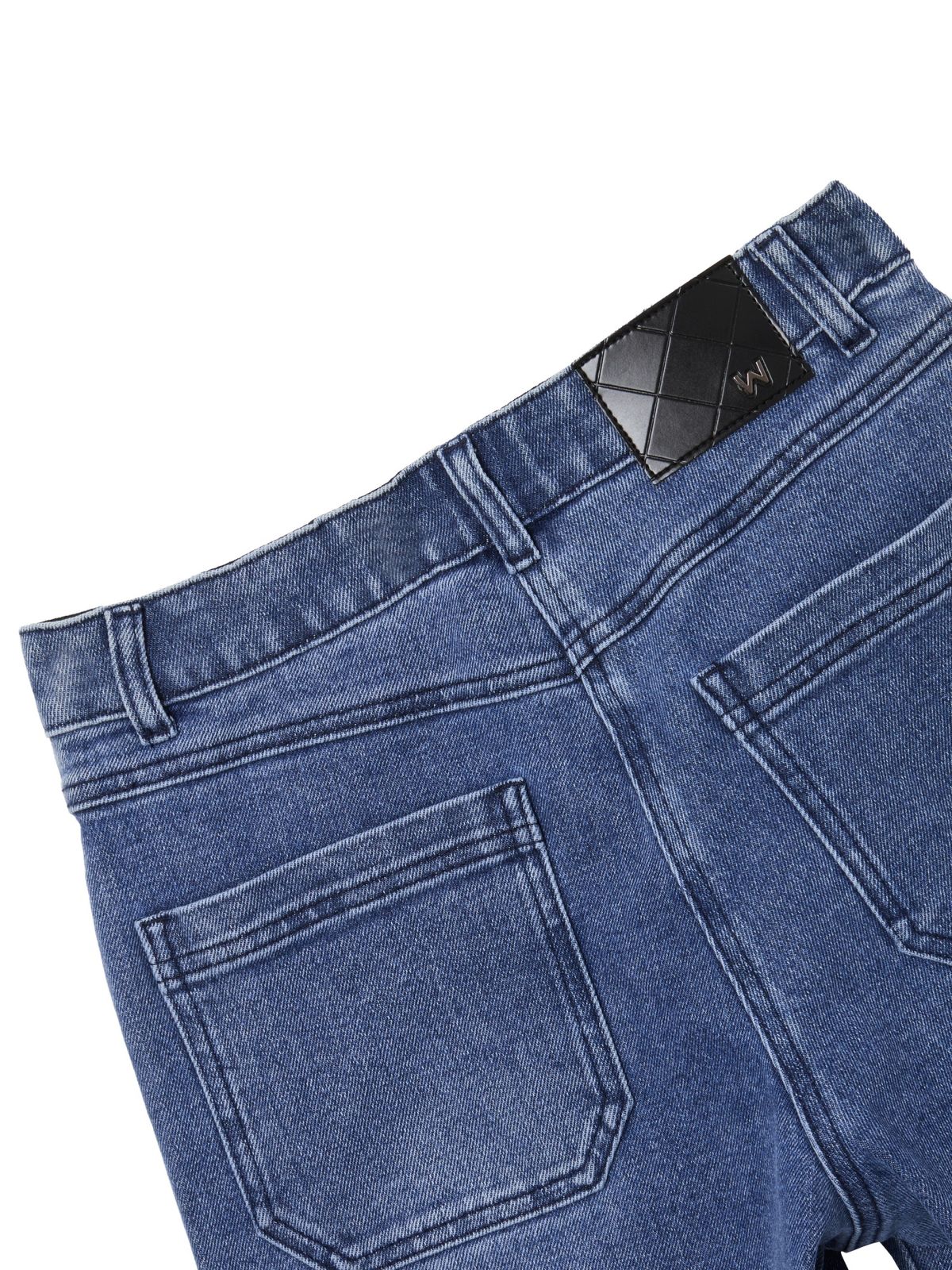 와이드앵글(WIDEANGLE) CO 데님 와이드 팬츠 L_Indigo