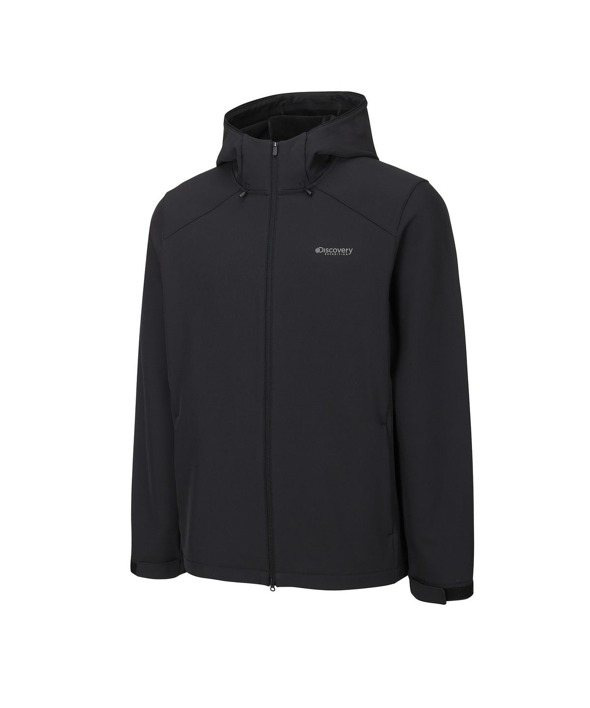 디스커버리 익스페디션(DISCOVERY EXPEDITION) 남성 본딩 기모 후드 자켓 (SET-UP) (BLACK)