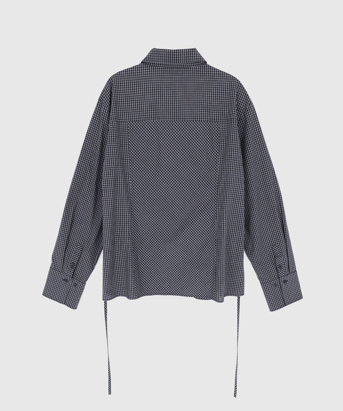 시그레이트(SIGREAT) BIAS CHECK STRAP SHIRT_NAVY