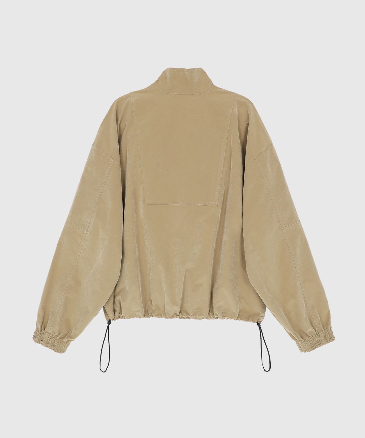 시그레이트(SIGREAT) SUEDE TOUCH HALF-ZIP ANORAK_BEIGE