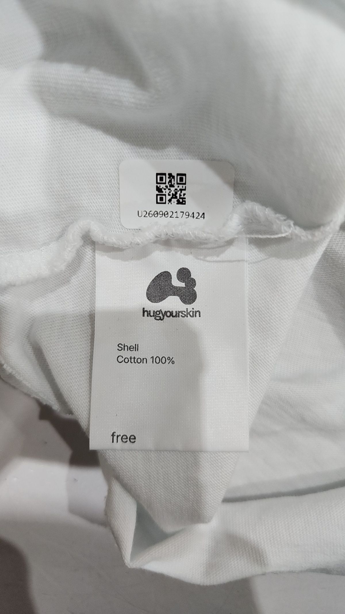 허그유어스킨(HUG YOUR SKIN) 반소매 티셔츠 FREE
