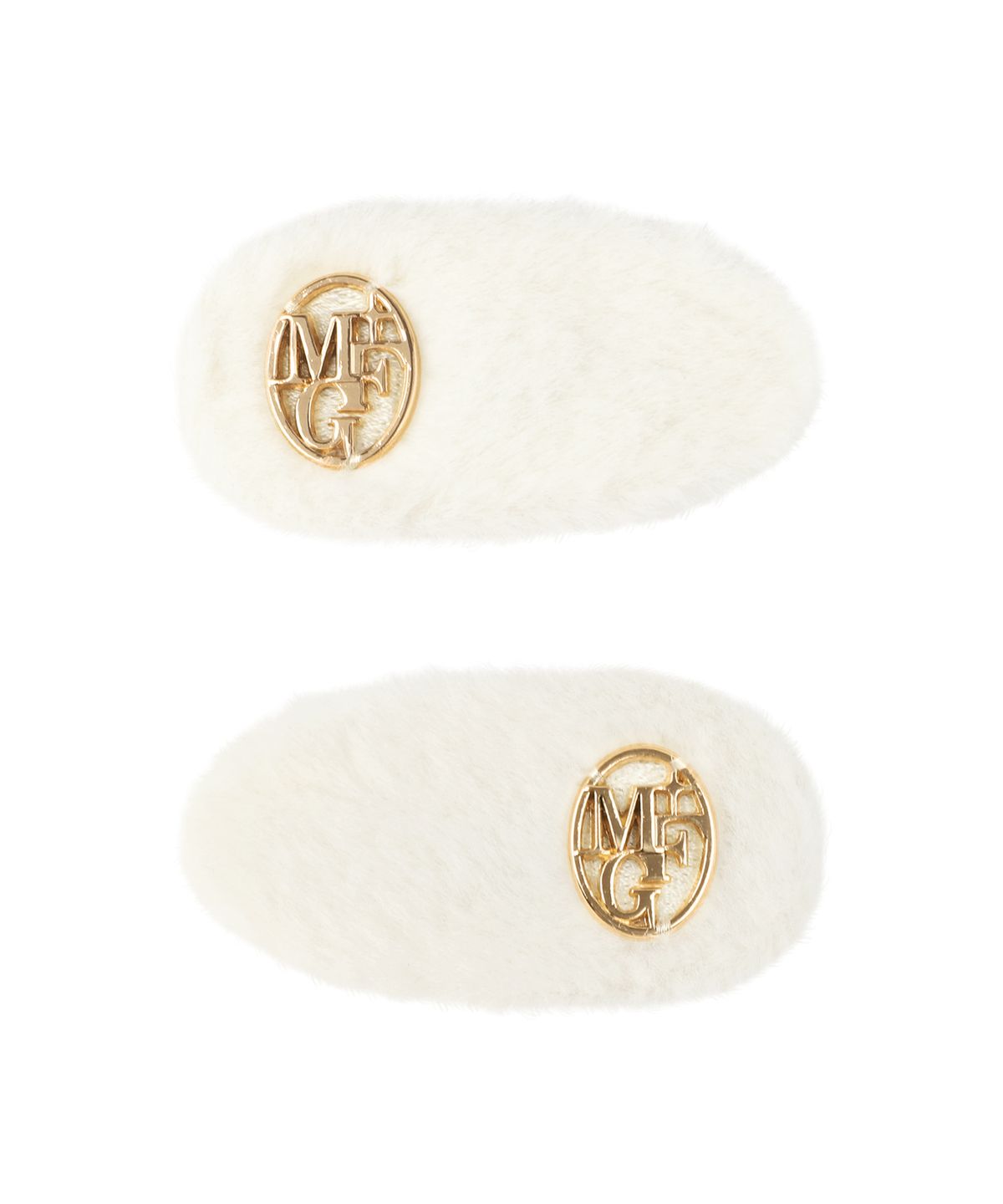 마리떼 키즈(MARITHÉ KIDS) KIDS FUR HAIR PIN 2PACK cream