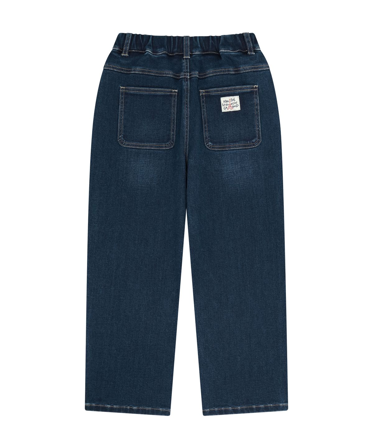 마리떼 키즈(MARITHÉ KIDS) KIDS OUT POCKET DENIM PANTS (BRUSHED) dark blue