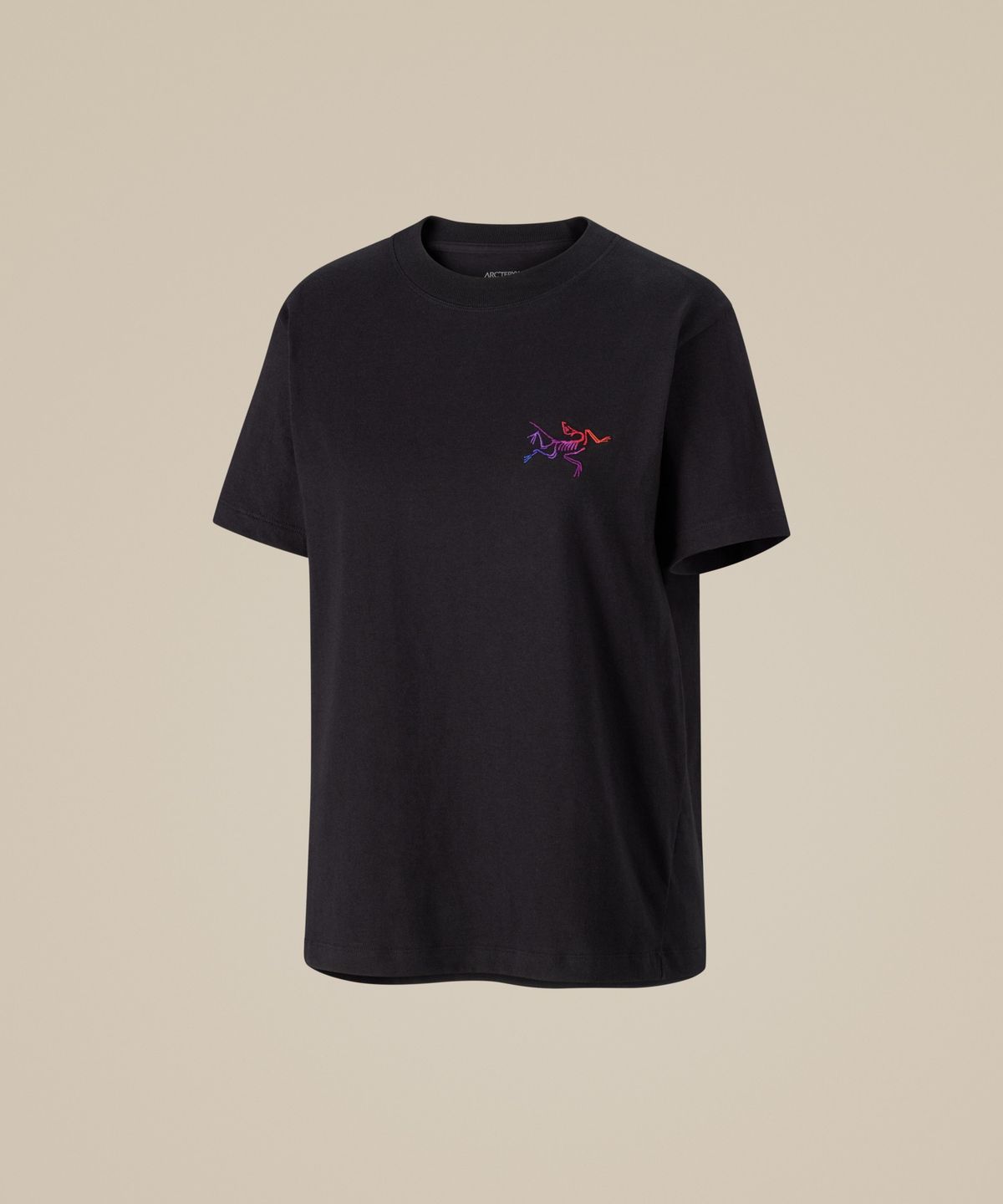 아크테릭스(ARCTERYX) 크래그 코튼 리틀 버드 크루 SS 여성 - BLACK/MULTI / ATQFW08468