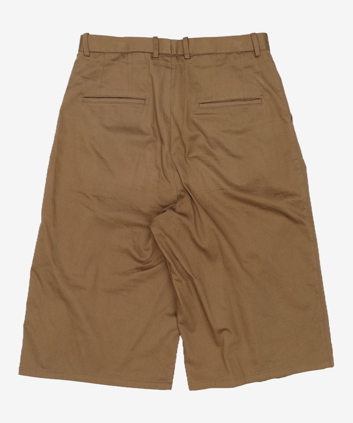 해칭룸(HATCHINGROOM) Two Pleats Shorts Dark Brown 2XL