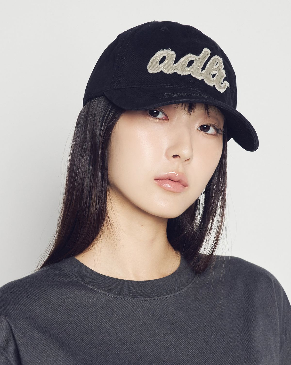 아크메드라비(ACME DE LA VIE) ROUNDING ADLV APPLIQUE BALL CAP