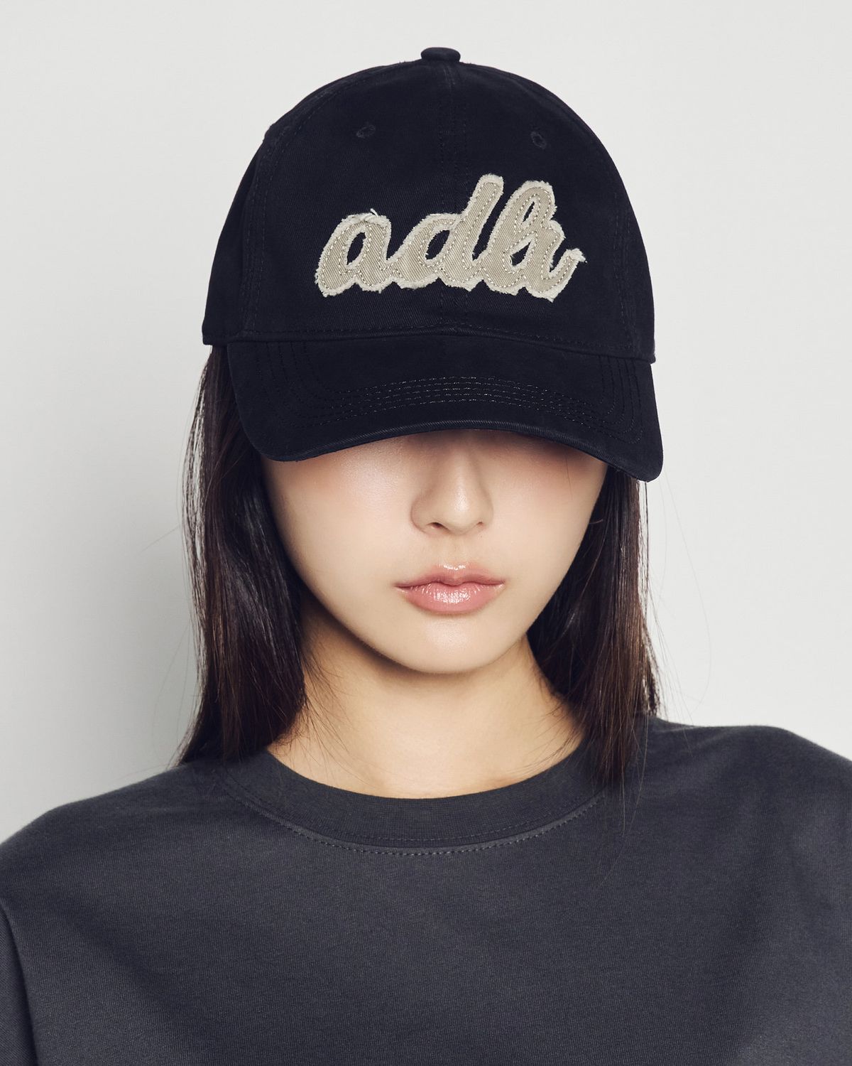 아크메드라비(ACME DE LA VIE) ROUNDING ADLV APPLIQUE BALL CAP