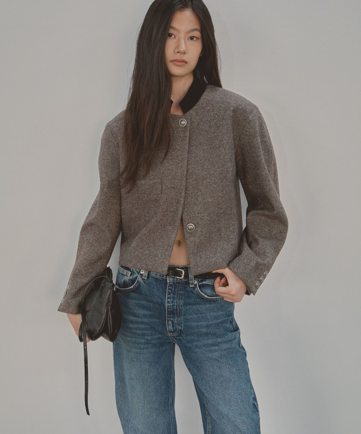 시그레이트(SIGREAT) CLASSIC VOLUME WOOL JACKET_BROWN