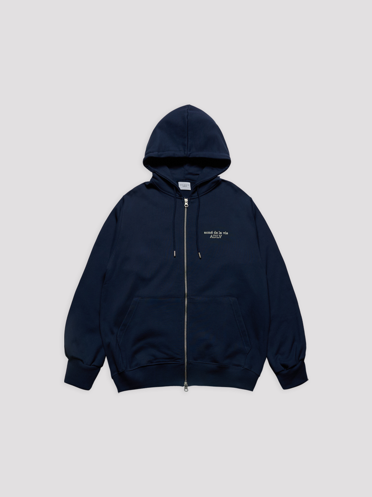 아크메드라비(ACME DE LA VIE) BORDER LINE BASIC LOGO SEASON2 HOODIE ZIP UP